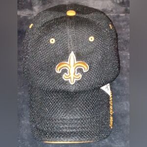New Orleans Saints Black Adjustable Baseball Hat Cap